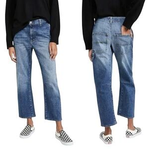 NILI LOTAN Carpenter Barrel Leg Jeans